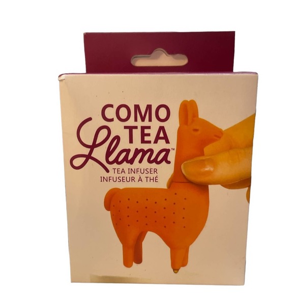 Alpaca Shaped Mini Tea Strainer Silicone Tea Drain - Picture 5 of 6